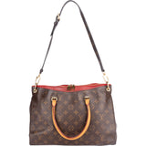 Louis Vuitton Canvas Monogram Pallas MM Handbag