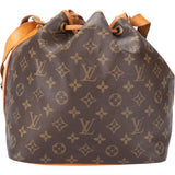 Louis Vuitton Canvas Monogram Sac Noe Petit Shoulder Bag