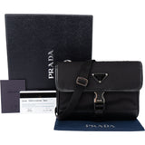 Prada Nylon Triangle Mini Crossbody Side Bag