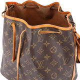 Louis Vuitton Canvas Monogram Sac Noe Petit Shoulder Bag