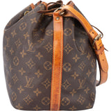 Louis Vuitton Canvas Monogram Sac Noe Petit Shoulder Bag