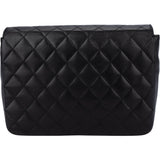 Chanel Quilted Lambskin Single Flap Shoulder Bag