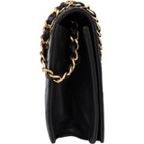 Chanel Quilted Lambskin 24K Gold Single Flap Shoulder Bag