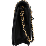 Chanel Quilted Lambskin 24K Gold Single Flap Shoulder Bag
