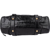Miu Miu Black Leather City Handbag