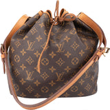 Louis Vuitton Canvas Monogram Sac Noe Petit Shoulder Bag