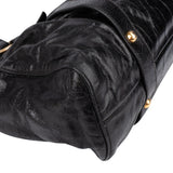 Miu Miu Black Leather City Handbag