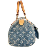 Louis Vuitton Denim Monogram Neo Speedy 30 Handbag