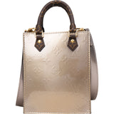 Louis Vuitton Vernis Monogram Petite Sac Plat Handbag