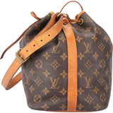 Louis Vuitton Canvas Monogram Sac Noe Petit Shoulder Bag