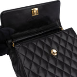 Chanel Quilted Lambskin Single Flap Shoulder Bag