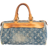 Louis Vuitton Denim Monogram Neo Speedy 30 Handbag