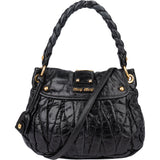 Miu Miu Quilted Leather City Handbag