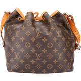 Louis Vuitton Canvas Monogram Sac Noe Petit Shoulder Bag