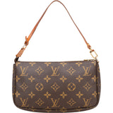 Louis Vuitton Canvas Monogram Pochette Accessoire Handbag