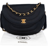 Chanel 24K Gold Satin Single Flap Crossbody Bag