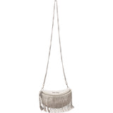 Miu Miu Leather Crystal Fringe Crossbody Bag