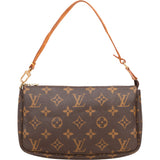 Louis Vuitton Canvas Monogram Pochette Accessoire Handbag
