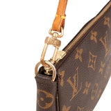 Louis Vuitton Canvas Monogram Pochette Accessoire Handbag