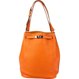 Hermès Orange Taurillon Clemece Eclat Sac Kelly 26 Shoulder Bag