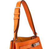 Hermès Orange Taurillon Clemece Eclat Sac Kelly 26 Shoulder Bag