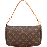Louis Vuitton Canvas Monogram Pochette Accessoire Handbag