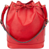 Louis Vuitton Rouge Epi Leather Sac Noe Grande Shoulder Bag