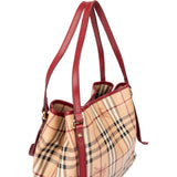 Burberry Nova-Check Monogram Haymarket Handbag