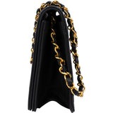 Chanel Quilted Lambskin 24K Gold Single Flap Shoulder Bag