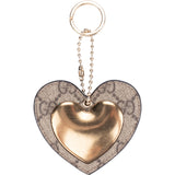 Gucci GG Monogram Heart Pendant