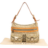 Louis Vuitton Green Denim Monogram Baggy PM Shoulder Bag