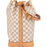Louis Vuitton Damier Azur Monogram Sac Noe Grande Shoulder Bag