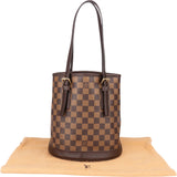 Louis Vuitton Canvas Monogram Bucket PM Handbag