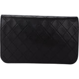 Chanel Quilted Lambskin 24K Gold Single Flap Shoulder Bag