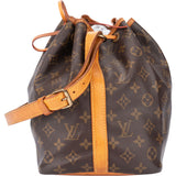 Louis Vuitton Canvas Monogram Sac Noe Petit Shoulder Bag