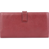 Hermès Bordeaux Bearn Courchevel Leather Bearn Bifold Wallet