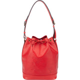 Louis Vuitton Rouge Epi Leather Sac Noe Grande Shoulder Bag
