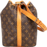 Louis Vuitton Canvas Monogram Sac Noe Petit Shoulder Bag