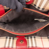 Burberry Nova-Check Monogram Haymarket Handbag