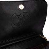 Chanel Quilted Lambskin 24K Gold Single Flap Shoulder Bag