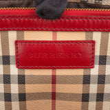 Burberry Nova-Check Monogram Haymarket Handbag