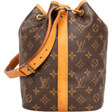 Louis Vuitton Canvas Monogram Sac Noe Petit Shoulder Bag