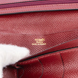 Hermès Bordeaux Bearn Courchevel Leather Bearn Bifold Wallet