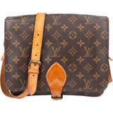 Louis Vuitton Canvas Monogram Cartouchiere GM Crossbody Bag