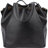 Louis Vuitton Noir Epi Leather Sac Noe Petit Shoulder Bag