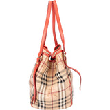 Burberry Nova-Check Monogram Haymarket Handbag