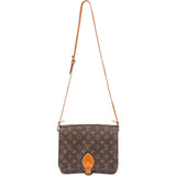 Louis Vuitton Canvas Monogram Cartouchiere GM Crossbody Bag