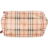 Burberry Nova-Check Monogram Haymarket Handbag