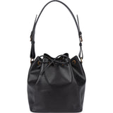 Louis Vuitton Noir Epi Leather Sac Noe Petit Shoulder Bag