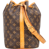 Louis Vuitton Canvas Monogram Sac Noe Petit Shoulder Bag
